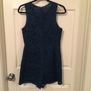 4 for $20 NWT Teal lace romper forever 21 medium